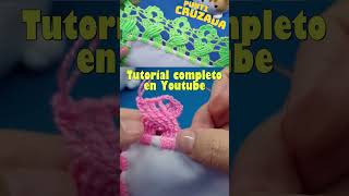 crochet puntillasparaservilletas hechoamano puntillas bordado puntillasmaribel tutorial [upl. by Einehpets]