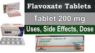 flavoxate 200 mg tablet uses  flavoxate hydrochloride 200 mg  Urispas  Uses side Effects Dosage [upl. by Aisatsana]