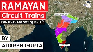 Sri Ramayana Yatra Circuit Train launched by Indian Railways Catering and Tourism Corporation  UPSC [upl. by Deegan]