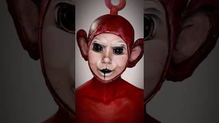 Creepy Teletubbies 👹 Halloween is coming blingbabi teletubbies makeup halloween BLINGBABI [upl. by Freya]