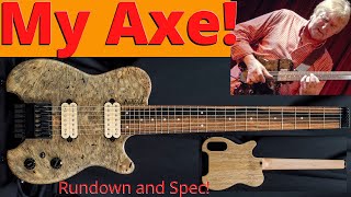 Kiesel HH7 Allan Holdsworth 7String HH2 Guitar Rundown [upl. by Hanley156]