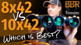 8x42 vs 10x42 Binoculars  Which is Best [upl. by Drannel]