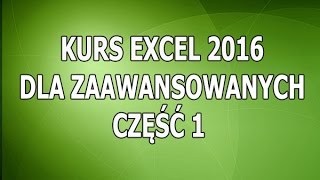 Kurs Excel 2016 Dla Zaawansowanych  Część 1  Wklej specjalnie [upl. by Yeslaehc]