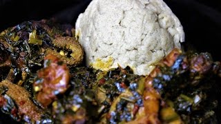 HOW TO MAKE OATMEAL FUFU  POUNDO OATS [upl. by Teteak]