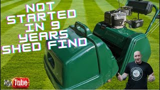 Shed Find Atco Balmoral Cylinder Mower Not Been Run In 9 Years [upl. by Lefkowitz]