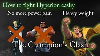 How to fight Hyperion No more power gain Heavyweight Champions ClashMarvel Contest of Champions [upl. by Miko]