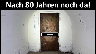 Nach über 80 Jahren Kreuz amp Reichadler im deutschen verlassenen Weltkriegsbunker gefunden [upl. by Sana622]