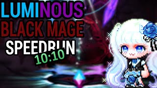 Maplestory KRONOS 276m CP Luminous Black Mage Speedrun 1010 [upl. by Anibor]