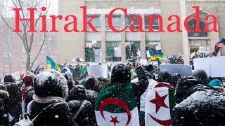 Manifestation devant le consulat d’Algérie à Montréal Hirak Canada [upl. by Vernen]