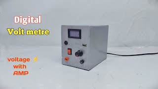 Digital Volt Metre Making🔥🔥 multimeter makingdisplay voltmeter connection kaise kare multimeter [upl. by Lucia]