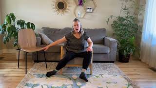 Seated Somatic Yoga for Neck Back and Hip pain [upl. by Schoof]