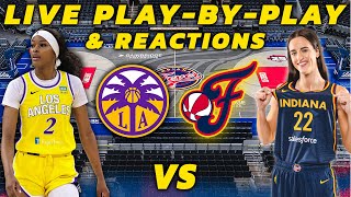 Los Angeles Sparks vs Indiana Fever  Live PlayByPlay amp Reactions [upl. by Idnahs616]