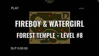 Fireboy and Watergirl  Walkthrough Forest Temple Level 8 [upl. by Merriam]