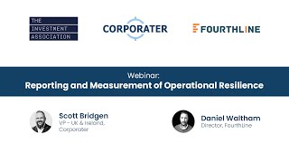 IA Webinar Reporting and Measurement of Operational Resilience [upl. by Manup918]