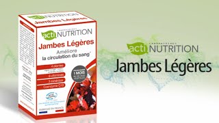 Actinutrition® Jambes Légères Soulagez vos jambes [upl. by Aitnis]