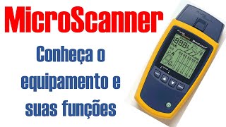 MicroScanner equipamento de verificação de cabo UTP e coaxial da Fluke Networks [upl. by Swor]