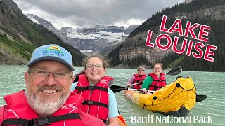 Kayaking Lake Louise  Banff National Park  Fairmont Chateau Lake Louise [upl. by Asined]