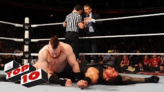 Top 10 Raw Moments WWE Top 10 December 14 2015 [upl. by Rhiamon]