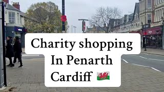 Charity shopping in penarth Cardiff 🏴󠁧󠁢󠁷󠁬󠁳󠁿 Part 1 [upl. by Omolhs71]