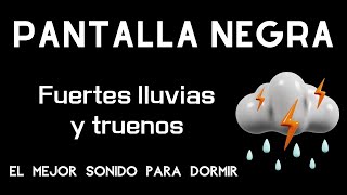 Lluvia y truenos y relámpagos para DORMIR Sueño Instantáneo En 3 Minutos Con Fuertes [upl. by Mozelle269]