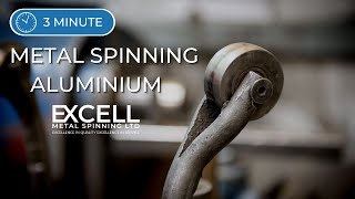 Metal Spinning Aluminium  In Under 3 Minutes [upl. by Siegfried868]