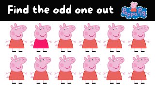 Peppa Pig  Odd One Out  Brain Break  Workout  GoNoodle Inspired [upl. by Eldnar]