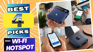 Top 4 Best Portable WiFi Hotspots For Travelers For 2024🌍📶 [upl. by Lindie]