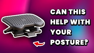 Can This Help With Your Posture 🪑  HUANUO Footrest Review [upl. by Yrro]