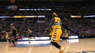 Ty Lawson Lobs it From Beyond Halfcourt to Kenneth Faried [upl. by Ijok]