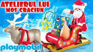 Povestea lui Mos Craciun 🎅 toate episoadele 🎅 calendarul ATELIERUL LUI MOS CRACIUN playmobil [upl. by Narag744]