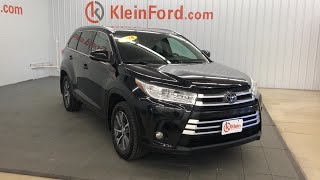 2018 Toyota Highlander XLE WI Winneconne Oshkosh Appleton Fond du Loc Neenah [upl. by Dnomad179]