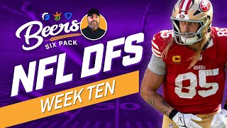 NFL Week 10 TOP DFS Picks amp Stacks for DraftKings amp FanDuel [upl. by Annahvas922]