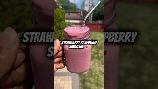 Strawberry Raspberry Smoothie🥤trending healthylifestyle smoothie easyrecipe viral shorts [upl. by Elsbeth623]