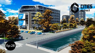 Commercial Building Elite Districts Cities Skylines II [upl. by Rasec]