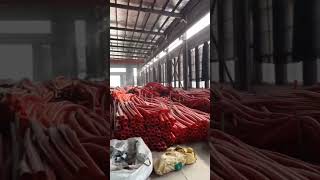 flexible hose type grain suction transfer conveyor machine warehouse [upl. by Ellenaj]