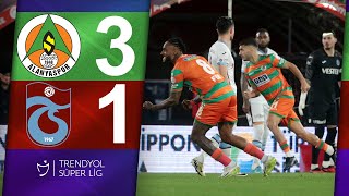 ALANYASPOR 31 TRABZONSPOR  FIRTINA ALANYADA ESEMEDİ  Süper Lig 2024 [upl. by Eytteb]