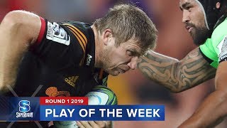 PLAY OF THE WEEK  Super Rugby 2019 Rd 1 [upl. by Virgil155]