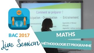 Bac 2017  Live Méthodologie Maths  Programme épreuve notation [upl. by Shelah73]