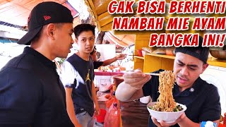 PERTAMA KALI MAKAN MIE AYAM BANGKA 30 TAHUN SAMPE KALAP [upl. by Gregoire]