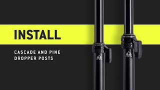 PNW Components How to Install the Cascade and Pine Dropper Posts [upl. by Eneryc144]