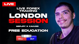 🔴 LIVE FOREX TRADING GBPJPY amp GOLD GIVEAWAY  MONDAY FEBUARY 26 [upl. by Laerdna]