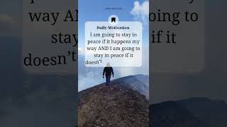 The Secret to Unshakeable Peace in Your Daily Life peace motivation [upl. by Hairas]