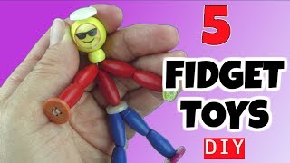 NEW EASY DIYS  COOL DIY FIDGET TOYS  DIY TOYS FOR KIDS TO MAKE USING HOUSEHOLD MATERIALS [upl. by Anahsak403]