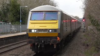 Chiltern Railways Class 68s at Warwick with crazy thrash  11032023 [upl. by Akira36]