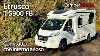 Etrusco T5900 FB semintegrale compatto con letto alla francese interni ariosi e letto basculante [upl. by Airol]