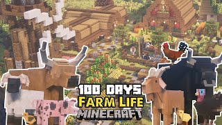 I Spent 100 DAYS Building An ANIMAL FARM In MINECRAFT [upl. by Ococ445]