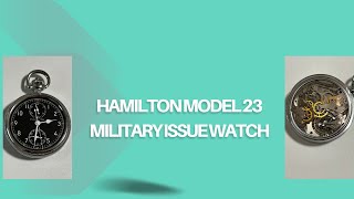 Unveil The Historical Military Issue Hamilton Pocket Watch made in 1943 [upl. by Tailor]