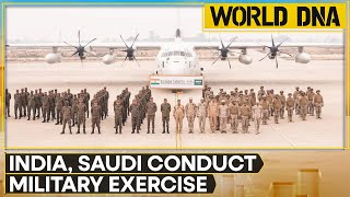 India Saudi Arabia conduct inaugural joint military exercise underway in Rajasthan  World DNA [upl. by Anelrihs]