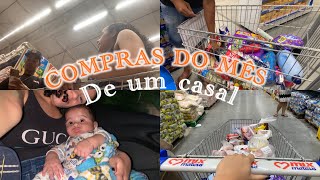 COMPRAS DO MÊScasal atacadãosupermercado [upl. by Lamprey]