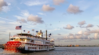 Evening Cruise on the Steamboat Natchez in New Orleans Louisiana [upl. by Bertina679]